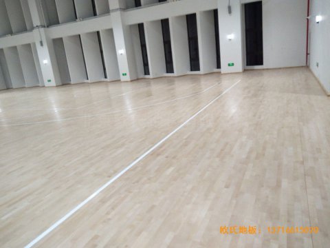 浙江寧波象山分?；@球館體育地板鋪裝